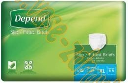 Depend Slip Normal XL kalhotky zalepovac 15 ks v balen DEP 1733251