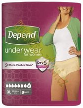 Depend Super XL kalhotky navlkac pro eny 9 ks v balen DEP 1966021