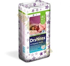 Huggies Dry Nites plenkov kalhotky Medium Girls 17-30kg 10ks DEP 2142201 (88001)