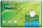 Depend Slip Normal S kalhotky zalepovac 15 ks v balen   DEP 1734241