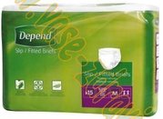Depend Slip Super Plus M kalhotky zalepovac 15 ks v balen DEP 1741231